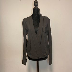 Zara Crossbody Long Sleeve Shirt